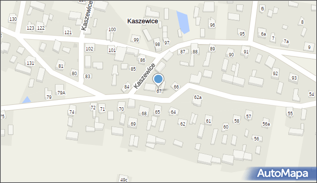 Kaszewice, Kaszewice, 67, mapa Kaszewice