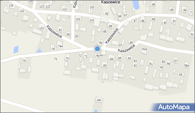 Kaszewice, Kaszewice, 70, mapa Kaszewice