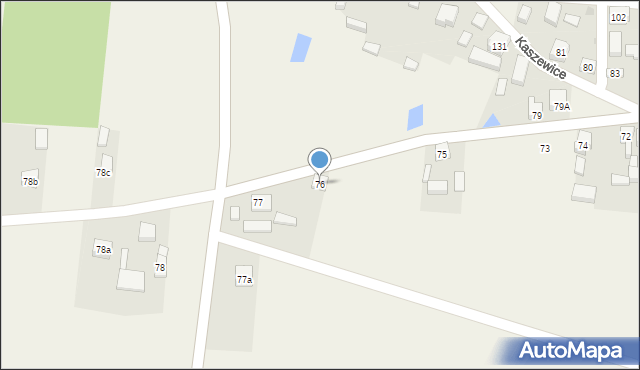 Kaszewice, Kaszewice, 76, mapa Kaszewice