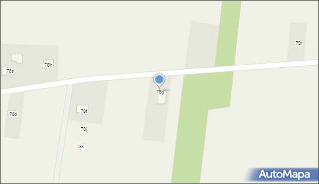 Kaszewice, Kaszewice, 78g, mapa Kaszewice