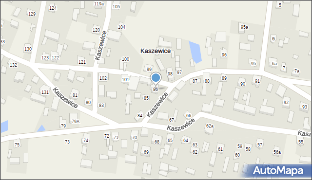 Kaszewice, Kaszewice, 86, mapa Kaszewice