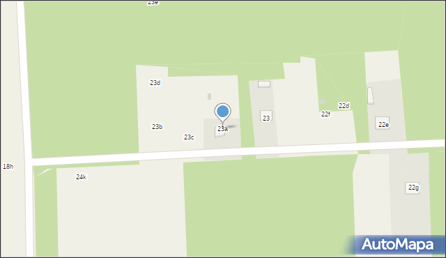 Kaszewice-Kolonia, Kaszewice-Kolonia, 23a, mapa Kaszewice-Kolonia