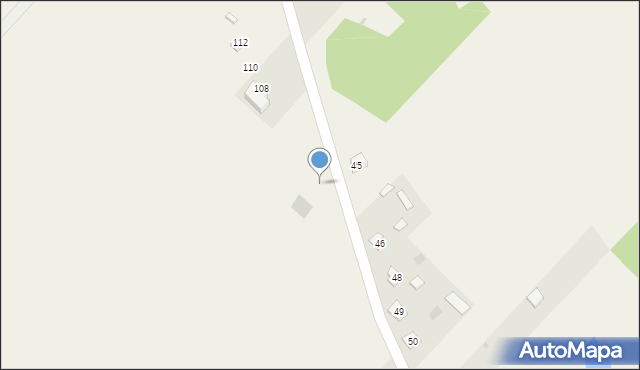 Kaszewiec, Kaszewiec, 105, mapa Kaszewiec