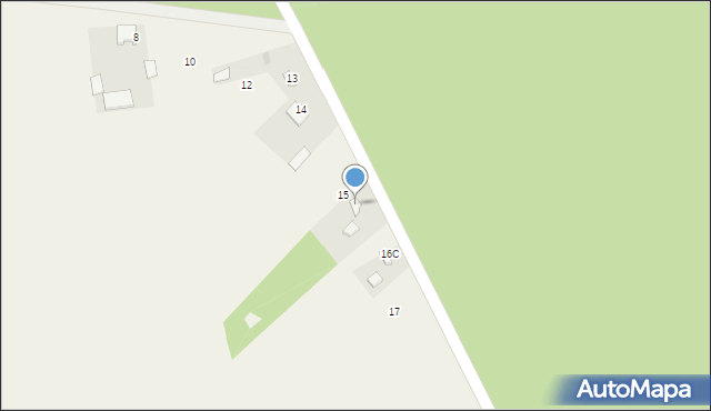 Kaszewiec, Kaszewiec, 16B, mapa Kaszewiec