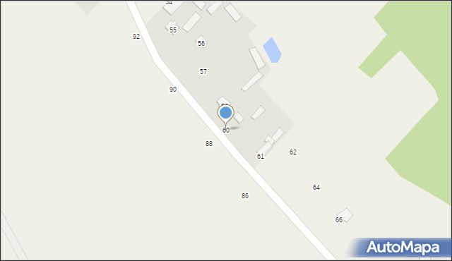 Kaszewiec, Kaszewiec, 60, mapa Kaszewiec