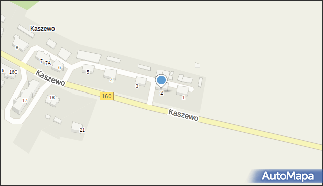 Kaszewo, Kaszewo, 2, mapa Kaszewo