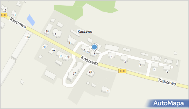 Kaszewo, Kaszewo, 6, mapa Kaszewo