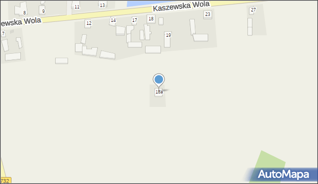 Kaszewska Wola, Kaszewska Wola, 18a, mapa Kaszewska Wola