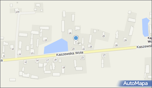 Kaszewska Wola, Kaszewska Wola, 21a, mapa Kaszewska Wola