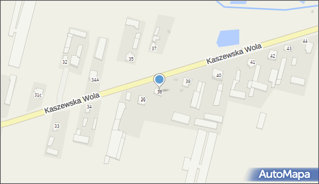 Kaszewska Wola, Kaszewska Wola, 38, mapa Kaszewska Wola