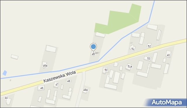 Kaszewska Wola, Kaszewska Wola, 49, mapa Kaszewska Wola