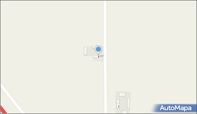 Kaszewy Dworne, Kaszewy Dworne, 8, mapa Kaszewy Dworne