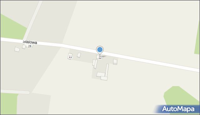 Kaszewy Kościelne, Kaszewy Kościelne, 12, mapa Kaszewy Kościelne