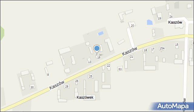 Kaszów, Kaszów, 12, mapa Kaszów