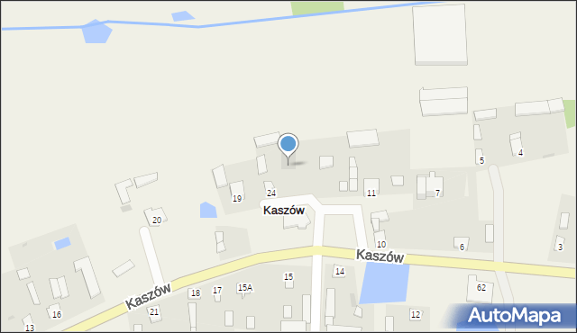 Kaszów, Kaszów, 13a, mapa Kaszów