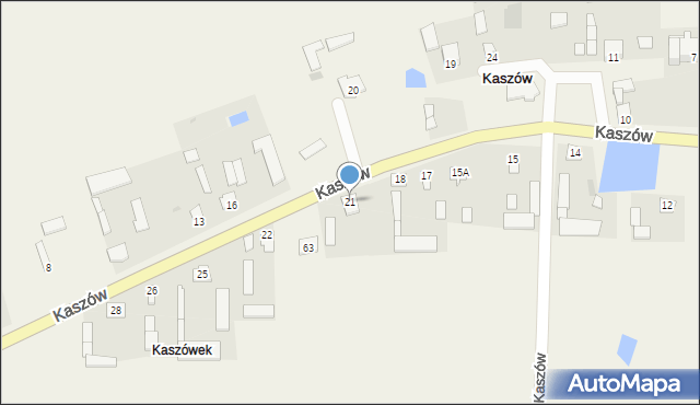 Kaszów, Kaszów, 19, mapa Kaszów