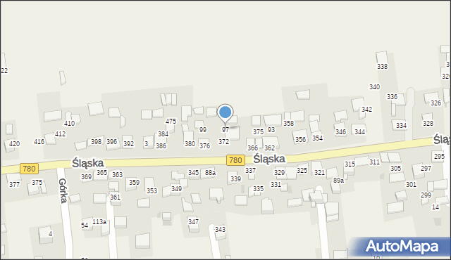 Kaszów, Kaszów, 97, mapa Kaszów
