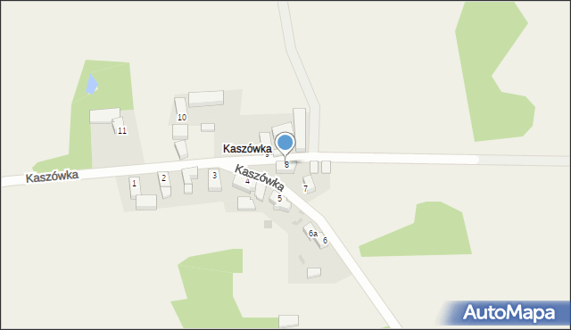 Kaszówka, Kaszówka, 8, mapa Kaszówka