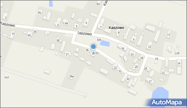 Kaszowo, Kaszowo, 35, mapa Kaszowo