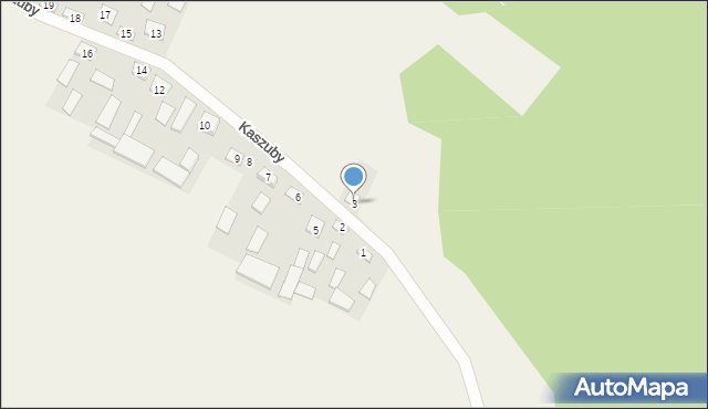 Kaszuby, Kaszuby, 3, mapa Kaszuby