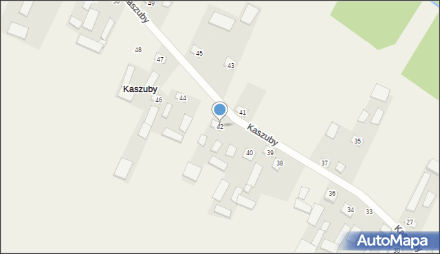 Kaszuby, Kaszuby, 42, mapa Kaszuby