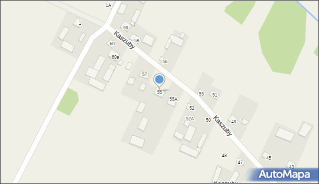 Kaszuby, Kaszuby, 55, mapa Kaszuby