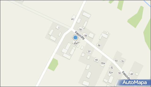 Kaszuby, Kaszuby, 60a, mapa Kaszuby