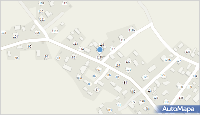 Kaszyce, Kaszyce, 118b, mapa Kaszyce
