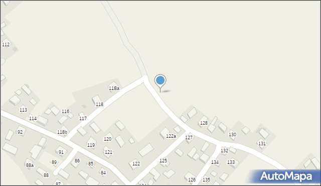 Kaszyce, Kaszyce, 127a, mapa Kaszyce