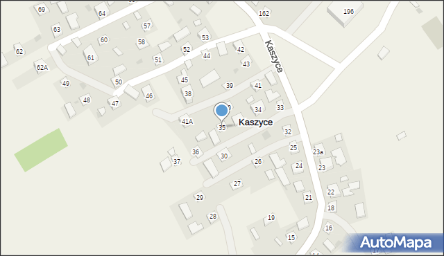 Kaszyce, Kaszyce, 35, mapa Kaszyce