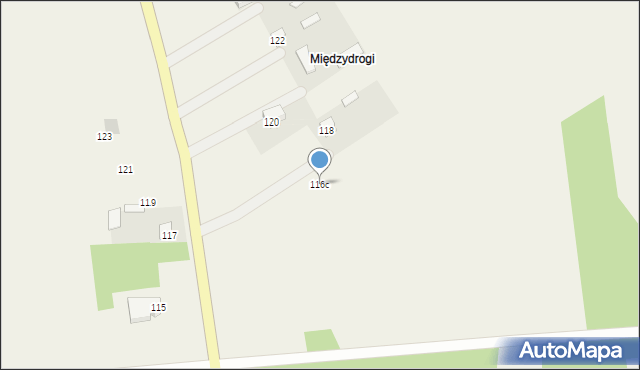 Katarzyn, Katarzyn, 116c, mapa Katarzyn