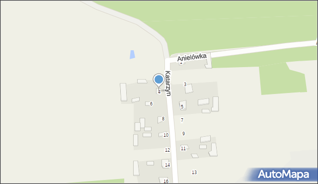 Katarzyn, Katarzyn, 4, mapa Katarzyn