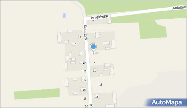 Katarzyn, Katarzyn, 7, mapa Katarzyn