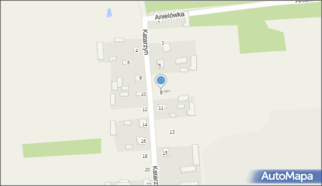 Katarzyn, Katarzyn, 9, mapa Katarzyn