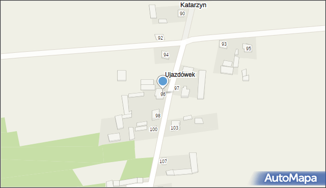 Katarzyn, Katarzyn, 96, mapa Katarzyn