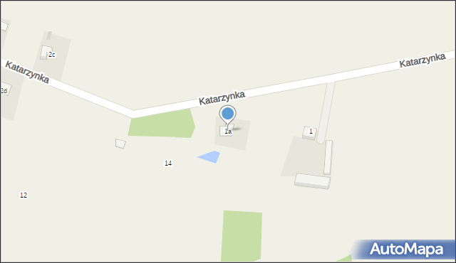Katarzynka, Katarzynka, 1a, mapa Katarzynka