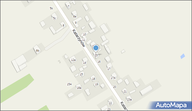 Katarzynów, Katarzynów, 13, mapa Katarzynów