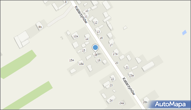 Katarzynów, Katarzynów, 18, mapa Katarzynów
