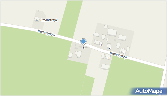 Katarzynów, Katarzynów, 5, mapa Katarzynów