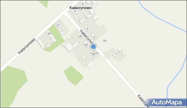 Katarzynowo, Katarzynowo, 21, mapa Katarzynowo