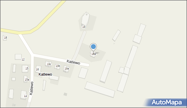 Katlewo, Katlewo, 18a, mapa Katlewo