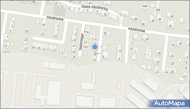 Katowice, Kalinowskiego Tadeusza, 10, mapa Katowic