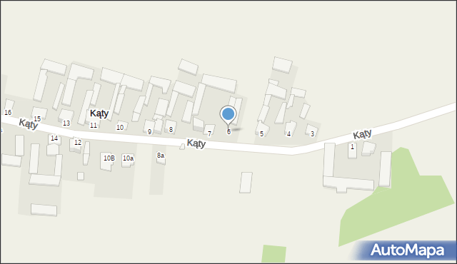 Kąty, Kąty, 6, mapa Kąty