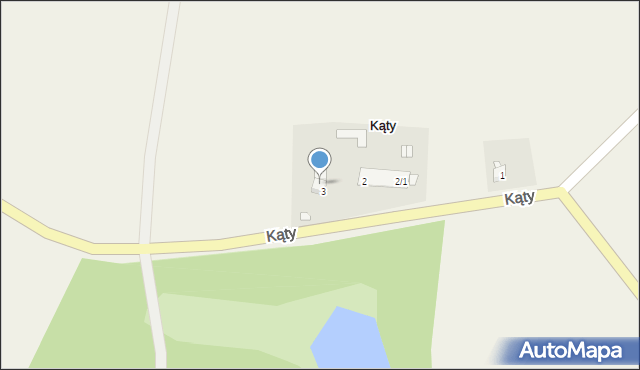 Kąty, Kąty, 3/1, mapa Kąty