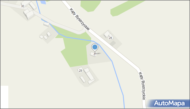 Kąty Bystrzyckie, Kąty Bystrzyckie, 27, mapa Kąty Bystrzyckie