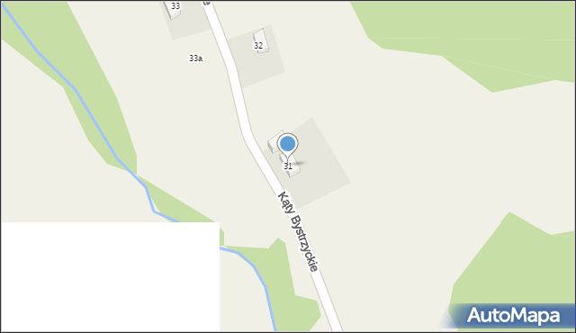 Kąty Bystrzyckie, Kąty Bystrzyckie, 31, mapa Kąty Bystrzyckie