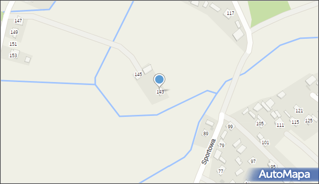 Kąty Trzebuskie, Kąty Trzebuskie, 143, mapa Kąty Trzebuskie