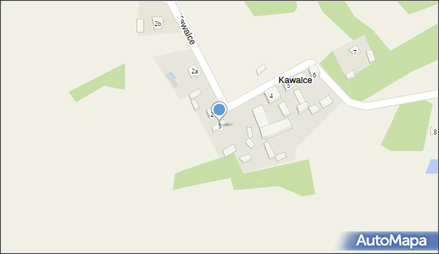 Kawalce, Kawalce, 3, mapa Kawalce