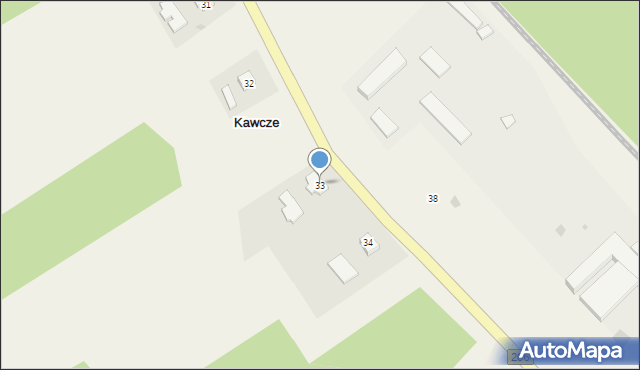 Kawcze, Kawcze, 33, mapa Kawcze