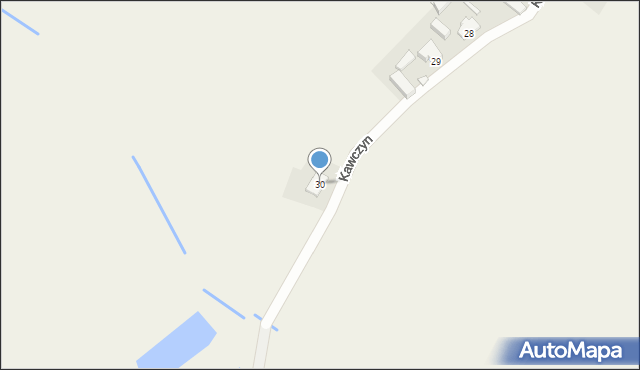 Kawczyn, Kawczyn, 30, mapa Kawczyn